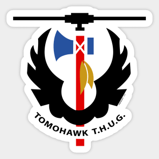 Tomahawk logo Sticker